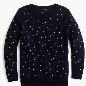 *Celeb Fave* JCrew Navy Star Merino Wool Sweater